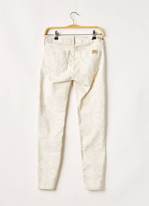 Pantalon slim bej CORLEONE femeie