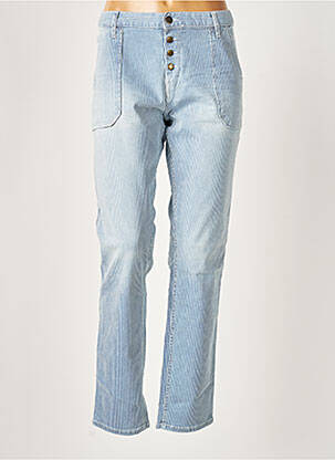 Pantalon slim albastru ACQUAVERDE femeie