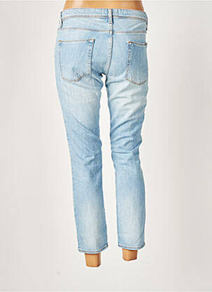 Pantalon 7/8 elasticitate talie joasă albastru ACQUAVERDE femeie