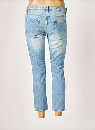 Pantalon 7/8 elasticitate talie joasă albastru ACQUAVERDE femeie
