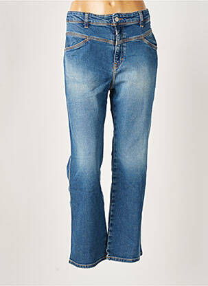 Blugi cu croială dreaptă albastru ACQUAVERDE femeie