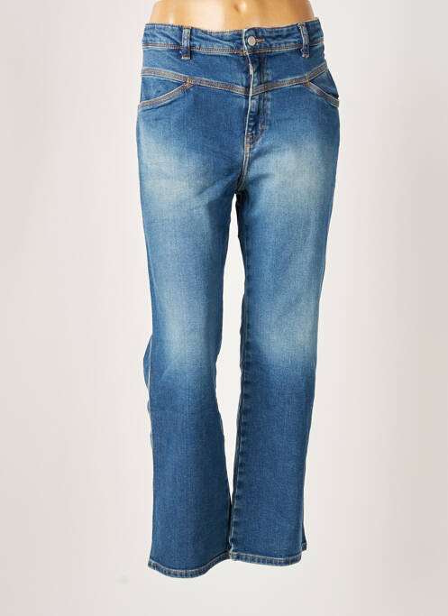 Blugi cu croială dreaptă albastru ACQUAVERDE femeie