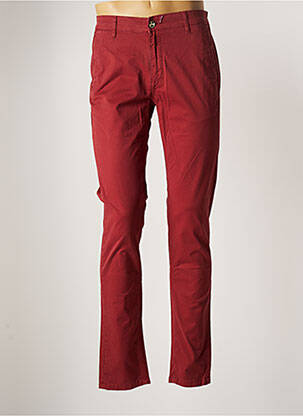 Pantalon chino roșu SERGE BLANCO bărbat