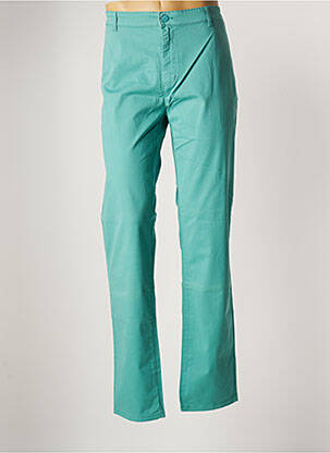 Pantalon chino elasticitate mărime normală verde BLUE LEMON bărbat