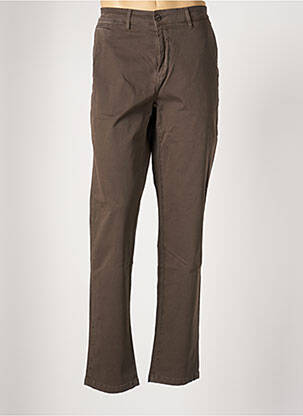 Pantalon chino maro SERGE BLANCO bărbat