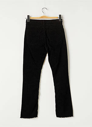 Pantalon drept elasticitate mărime normală negru ACQUAVERDE femeie
