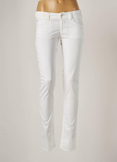 Pantalon slim alb ARMANI femeie