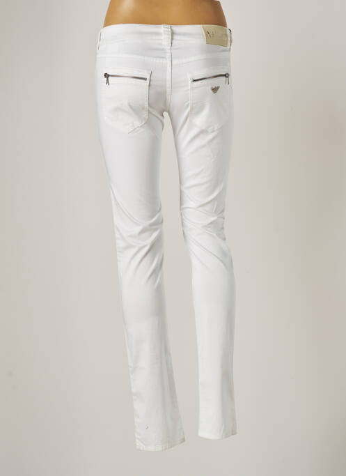 Pantalon slim alb ARMANI femeie