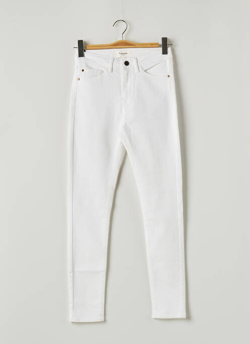 Blugi cu croială slim alb ACQUAVERDE femeie