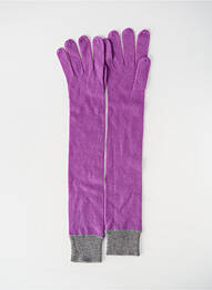 Mănuși plasă fină violet PAULE KA femme