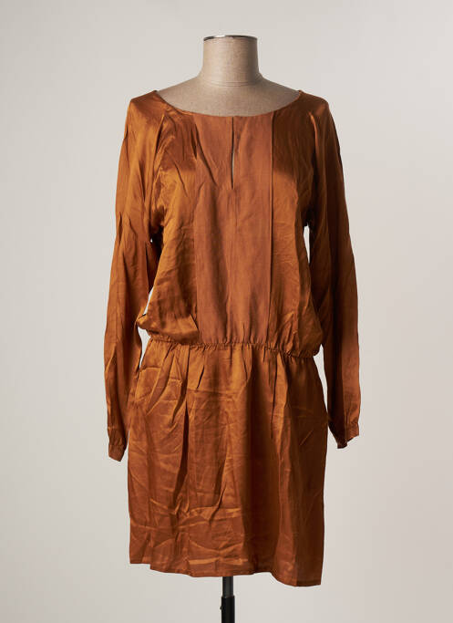 Rochie midi maro HARTFORD femeie