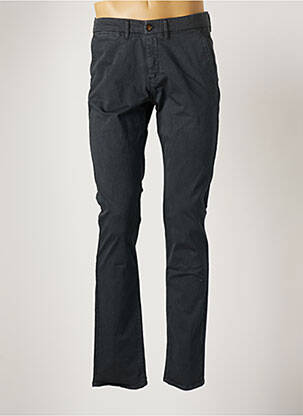 Pantalon chino țesătură poplin mărime normală gri HAPPY bărbat