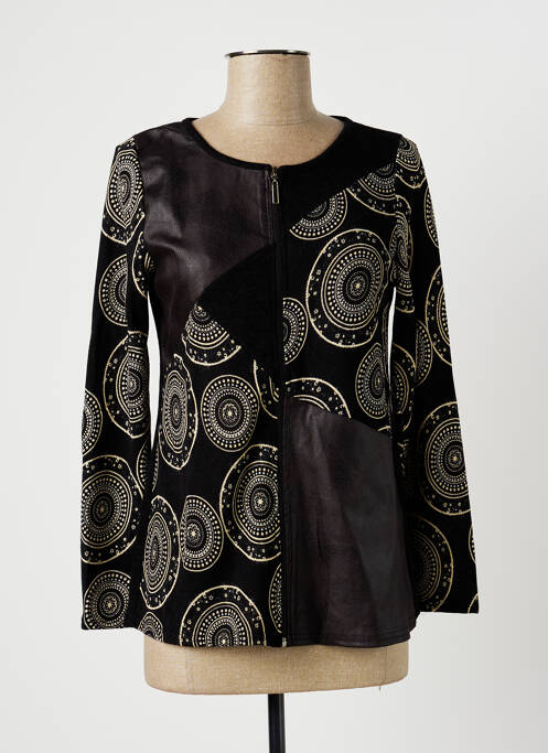 Vestă cu mâneci lungi negru MULTIPLES femeie