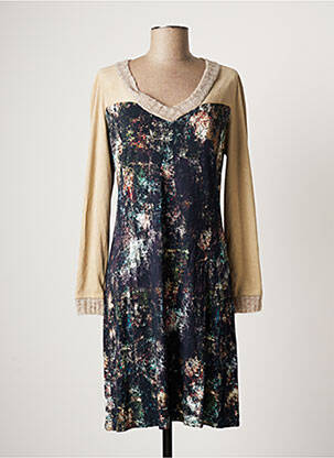 Rochie midi bej QUATTRO femeie