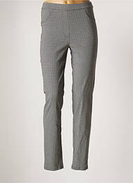 Pantalon slim talie elastică talie înaltă gri QUATTRO femme