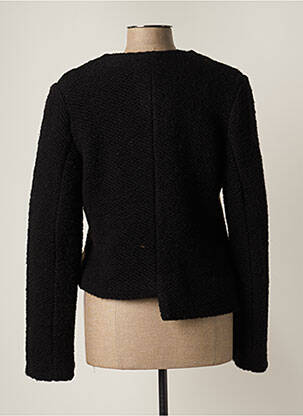 Jachete casual guler rotund negru POUSSIERE D'ETOLE femeie