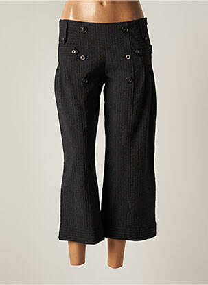 Pantalon trei sferturi croială dreaptă mărime normală gri COCO MENTHE femme