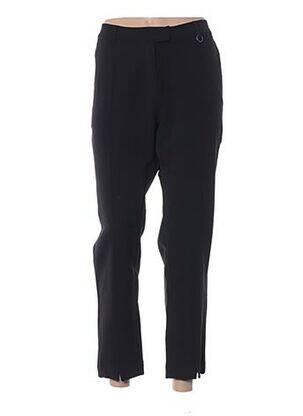 Pantalon 7/8 închidere cu fermoar sub clapetă cu cârlig talie joasă negru MADO ET LES AUTRES femeie