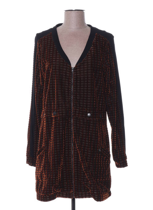 Vestă cu mâneci lungi maro MADO ET LES AUTRES femeie