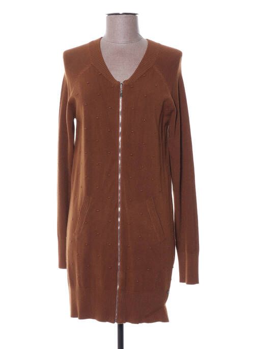 Vestă cu mâneci lungi maro MADO ET LES AUTRES femeie