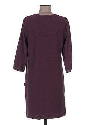 Rochie midi mâneci 3/4 mâneci 3/4 violet MADO ET LES AUTRES femeie