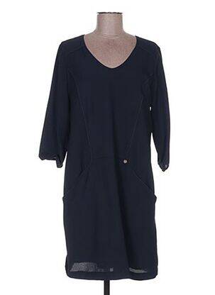 Rochie midi mâneci 3/4 mâneci 3/4 albastru MADO ET LES AUTRES femeie