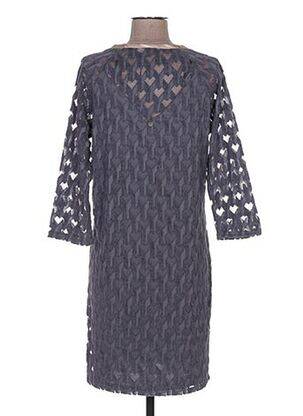 Rochie midi mâneci 3/4 mâneci 3/4 gri MADO ET LES AUTRES femeie