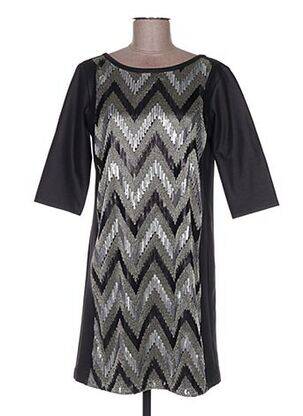 Rochie scurtă mâneci 3/4 mâneci 3/4 negru MADO ET LES AUTRES femeie