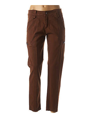Pantalon 7/8 elasticitate talie joasă maro MADO'S SISTER femeie