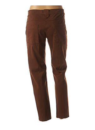 Pantalon 7/8 elasticitate talie joasă maro MADO'S SISTER femeie