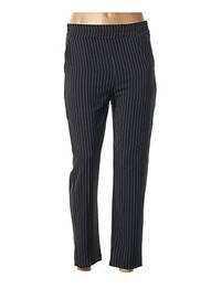 Pantalon 7/8 talie elastică negru MINSK femeie