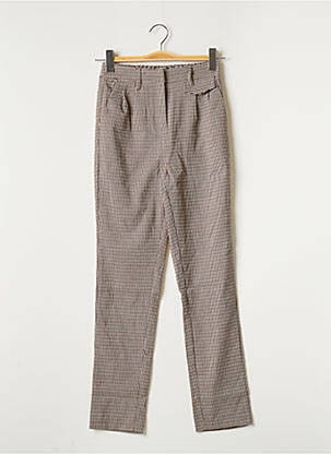 Pantalon drept bej DEELUXE femeie