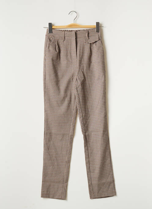 Pantalon drept bej DEELUXE femeie