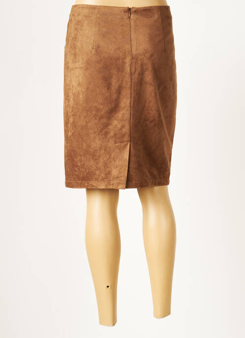 Fustă midi maro MY COLLECTION femeie