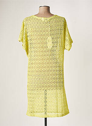 Rochie de plajă croială cambrată verde LINGADORE femeie