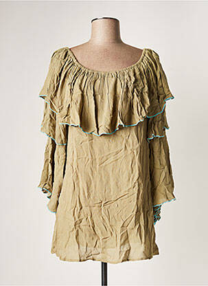 Tunică mâneci lungi verde PINK P femeie