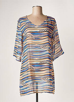 Tunică mâneci scurte albastru DEIDAD femeie