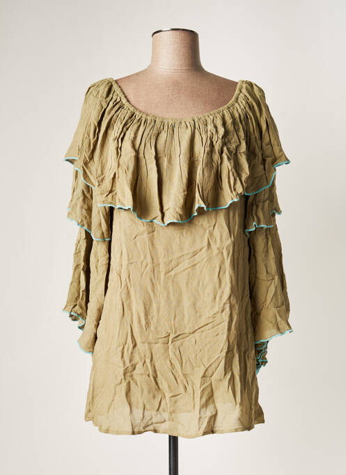 Tunică mâneci lungi verde PINK P femeie