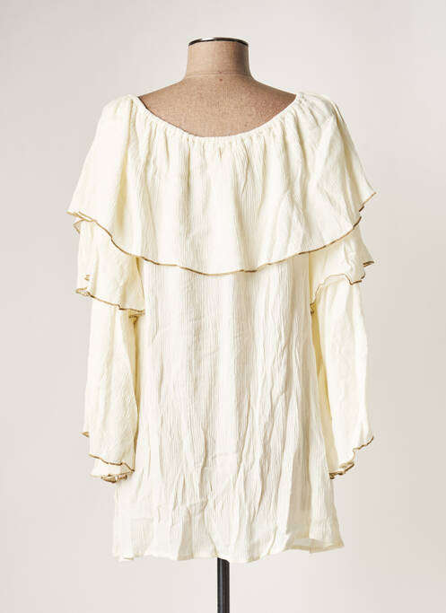 Tunică mâneci lungi alb PINK P femeie