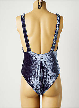 Costum de baie dintr-o singură piesă elasticitate top triunghiuri albastru SEAFOLLY femeie