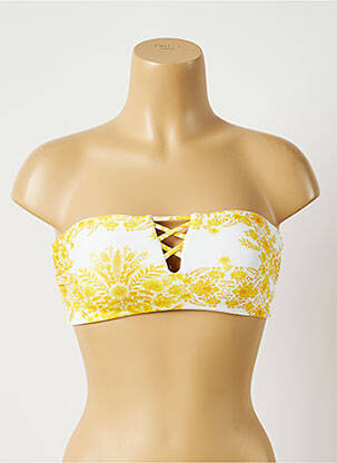 Sutien de costum de baie elasticitate top bentiță galben SEAFOLLY femeie