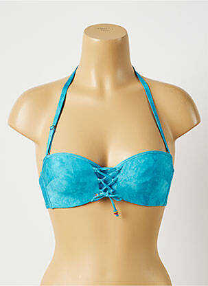 Sutien de costum de baie albastru ANTIGEL femeie