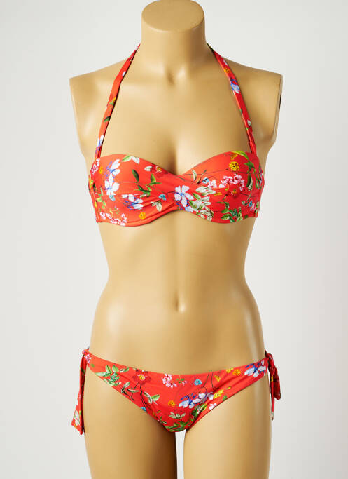 Costum de baie din două piese portocaliu TESSY femeie