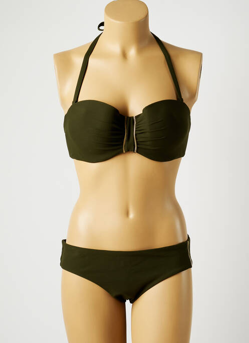 Costum de baie din două piese verde HATEIA femeie