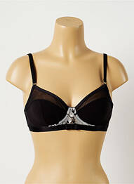 Sutien broderie negru HUIT femeie