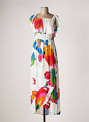 Rochie lungă roz DESIGUAL femeie