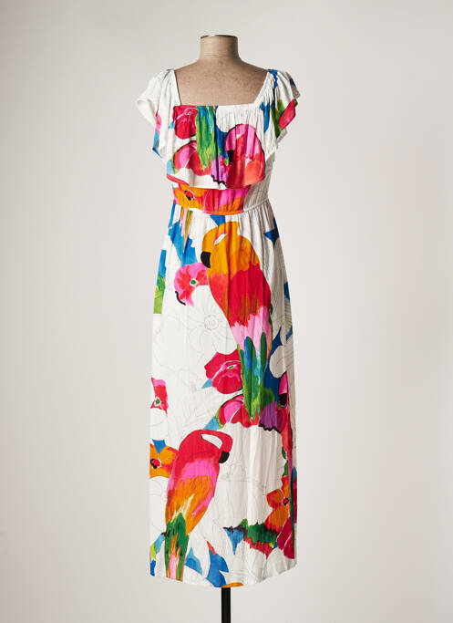 Rochie lungă roz DESIGUAL femeie