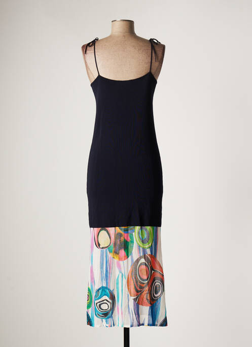 Rochie midi albastru DESIGUAL femeie