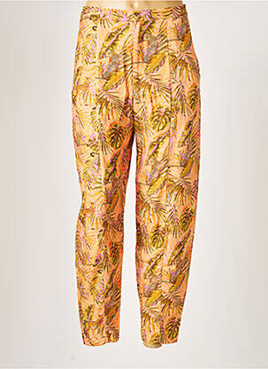 Pantalon drept portocaliu DESIGUAL femeie