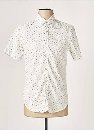 Cămașă cu mâneci scurte alb GARCIA bărbat